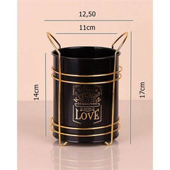 Takaz Global Stantlı Kaşıklık Organizer Gold Design 2 li SET