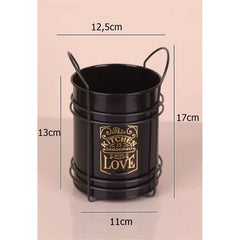 Takaz Global Stantlı Kaşıklık Organizer Black Design