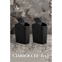 Takaz Global 6 Litre Big Çöp Kovası Ciarrocchi Design 2 li SET