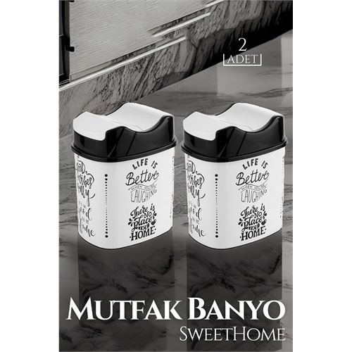 Takaz Global SweetHome Çöp Kovası 2 li SET