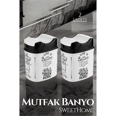 Takaz Global SweetHome Çöp Kovası 2 li SET