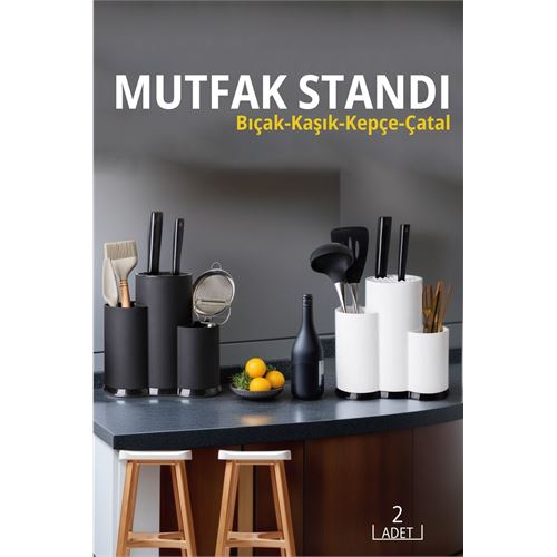 Takaz Global Bıçak Kaşık Çatal Stantı 2 adet