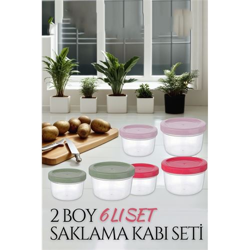 Takaz Global Mini Saklama Kabı 6 lı SET