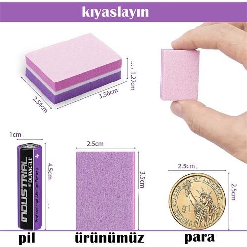 Takaz Global Mini Tırnak Törpüsü 100/180 Grid 10 Adet
