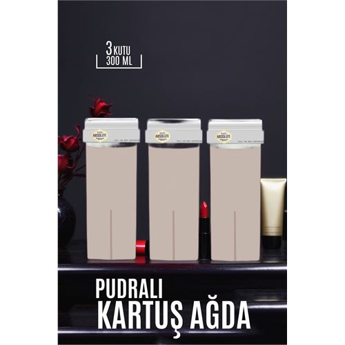 Takaz Global Absolute Pudralı Roll On Kartuş Ağda 100ML X3 Kutu