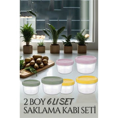 Takaz Global Mini Saklama Kabı 6 lı SET