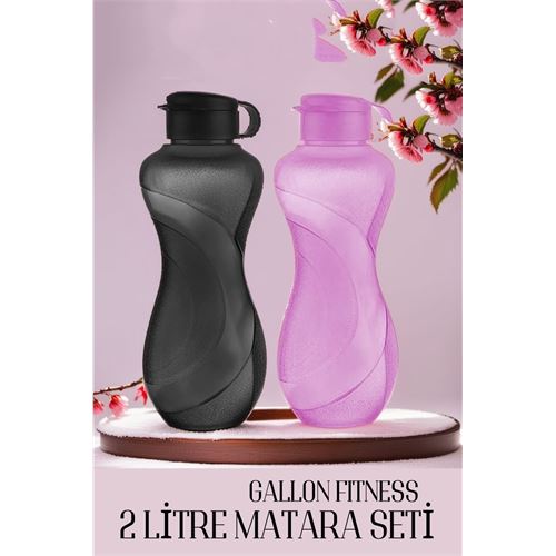 Takaz Global 2 LT Büyük Matara 2 RENK Gallon Fitness