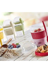 Take'n Go Pratik Taşınabilir Kaşıklı Atıştırmalık Ve Yoğurt Kabı TİTİZ AP-9199