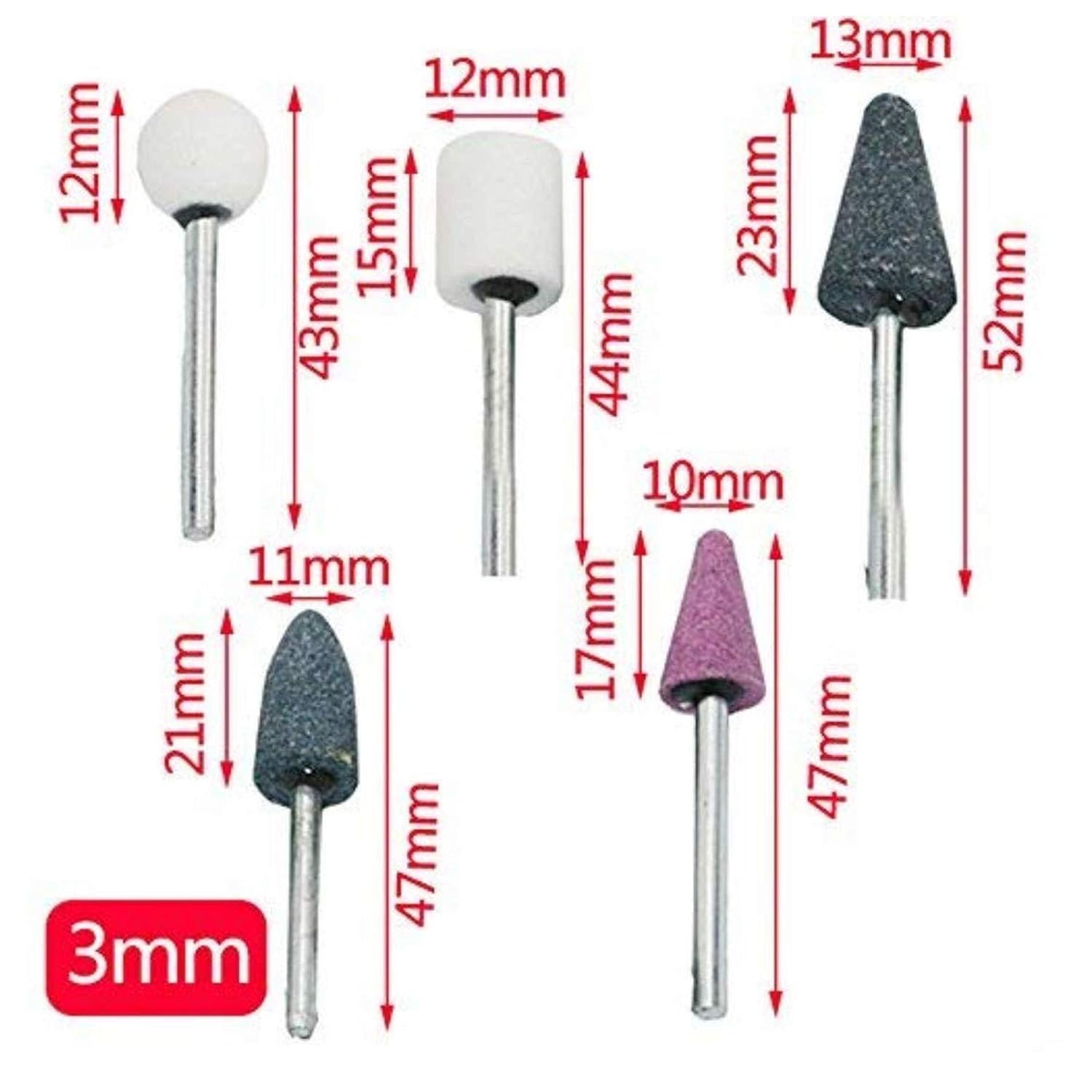 Mini Taşlama 10 lu Set
