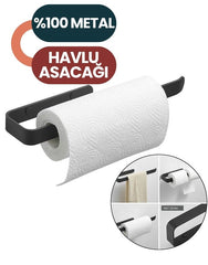 Vigna Black Havlu Folyo Asacağı