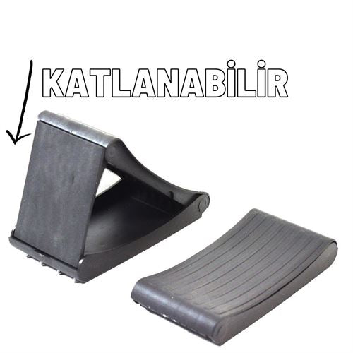 Takaz Global Çivili Katlanabilir Kayma Önleyici Katlanır Takoz