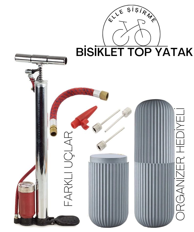 Çok Yönlü Şişirici El Pompası Aparat Seti Hediyeli 428751