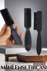 Mini Ense Saç Kıl Fırçası 3 lü SET Absolute Design