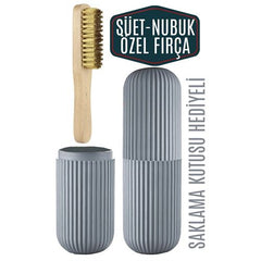 Süet Ayakkabı Fırçası Özel Kutu Hediyeli Set