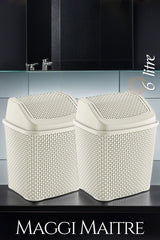 Çöp Kovası 2 li Set Maggi Maitre Design