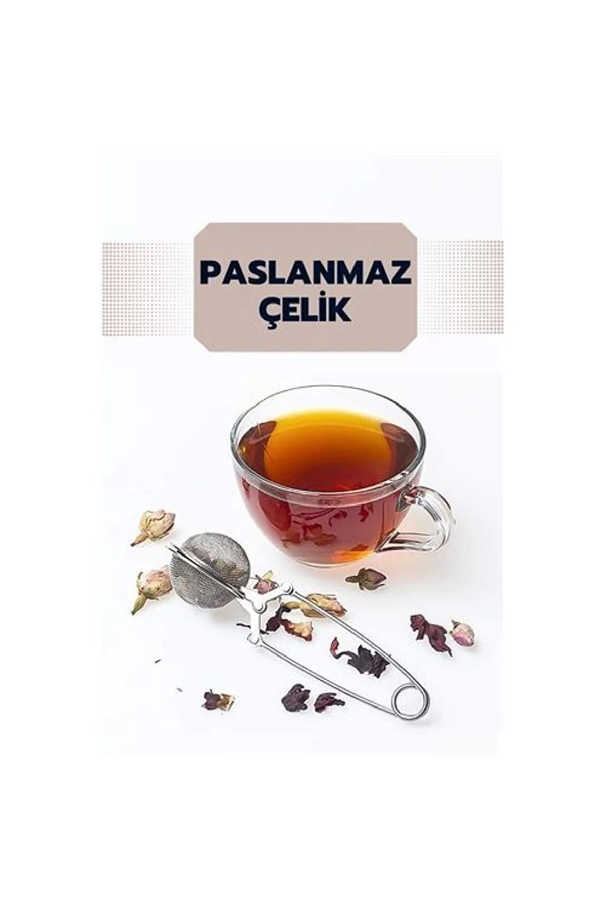Steininger Kıskaçlı Paslanmaz Bitki Meyve Çay Filtresi