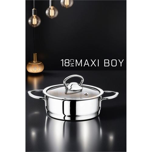 Sahan Tencere Maxi 18 cm Çelik