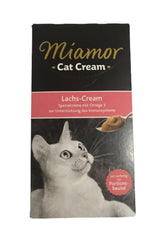 Miamor Cat Cream Lachs Cream Somonlu Yetişkin Kedi Sıvı Ödül Tamamlayıcı Mama 6x15gr boommiamorsomonluödül