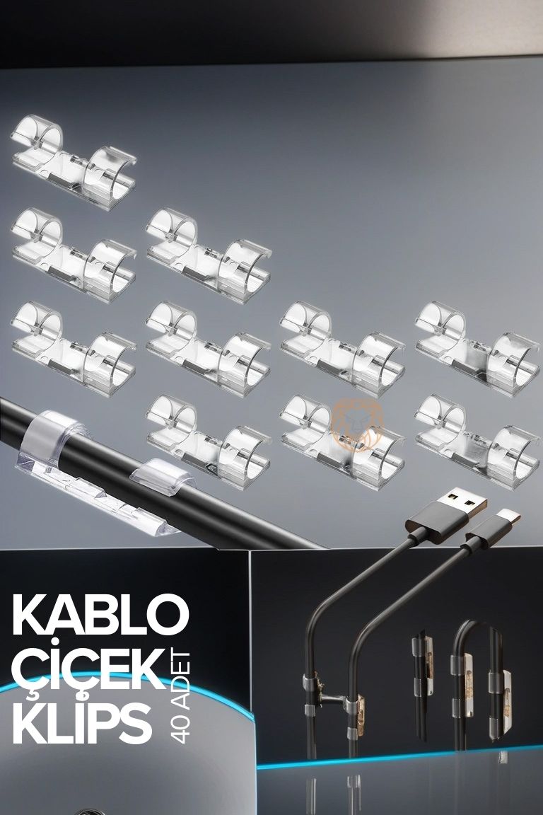 Kablo Çiçek Sabitleyici 40 ADET