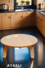 40 Cm Ahşap Hamur Açma Masası 719794