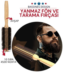 Baxter Sakal Saç Fön ve Tarama Tarağı