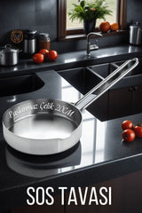 Çelik 20 cm Sos Tavası Martorano Design