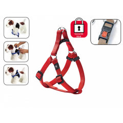 Karlıe Kilitli Göğüs Tasma M 40-70cm Kırmızı