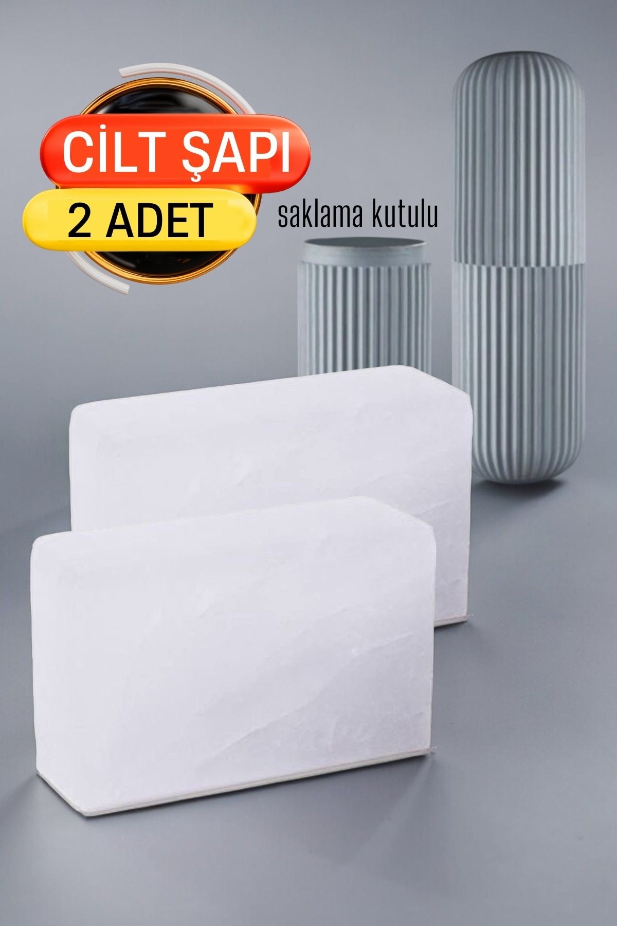 Iha 2 Adet Blok Kantaşı Cilt Şapı Saklama Kutulu