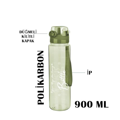 Takaz Global Polikarbon 900 ml Matara 2 li Set Provenzano Design