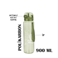 Takaz Global Polikarbon 900 ml Matara 2 li Set Provenzano Design